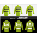 Reflective raincoat with high quality reflective tape